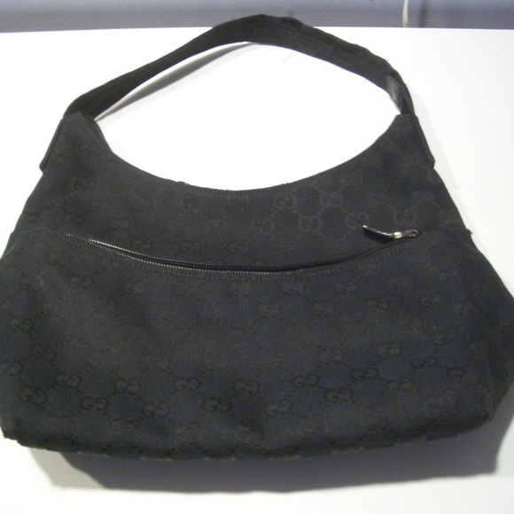 black vintage gucci bag